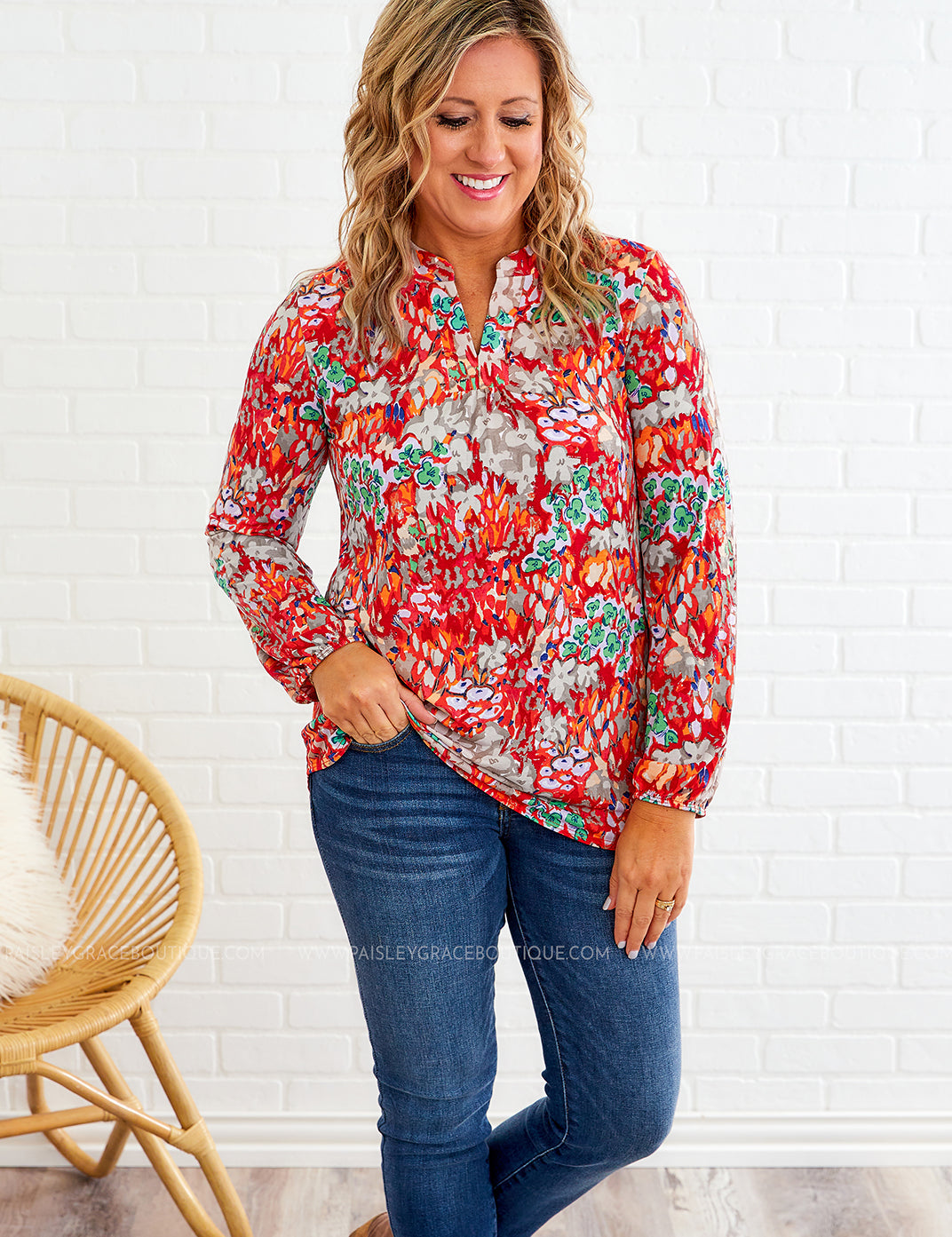 Right Person Wrong Time Top - Red - LAST ONES FINAL SALE
