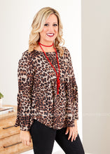 Load image into Gallery viewer, Leopard in Love Top  -- WS23 FINAL SALE CLEARANCE
