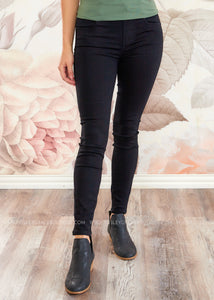 Gia Glider Ankle Skinny Jeans by Liverpool - BLACK RINSE - FINAL SALE