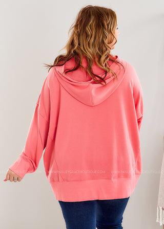 Shaye Hoodie - Coral* FINAL SALE *