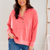 Shaye Hoodie - Coral* LAST ONES FINAL SALE *