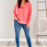 Shaye Hoodie - Coral* LAST ONES FINAL SALE *