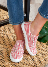 Load image into Gallery viewer, Babalu Sneaker by Corkys - Red Stripe  - FINAL SALE
