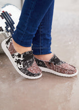 Load image into Gallery viewer, Barn Girl Sneakers by Gypsy Jazz - Black Brown - FINAL SALE
