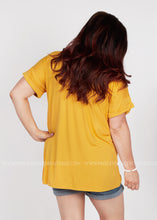 Load image into Gallery viewer, Basic Needs Tee- MUSTARD - LAST ONES FINAL SALE
