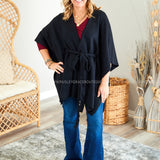 Calista Belted Poncho* LAST ONES FINAL SALE * -- WS23