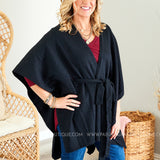Calista Belted Poncho* LAST ONES FINAL SALE * -- WS23