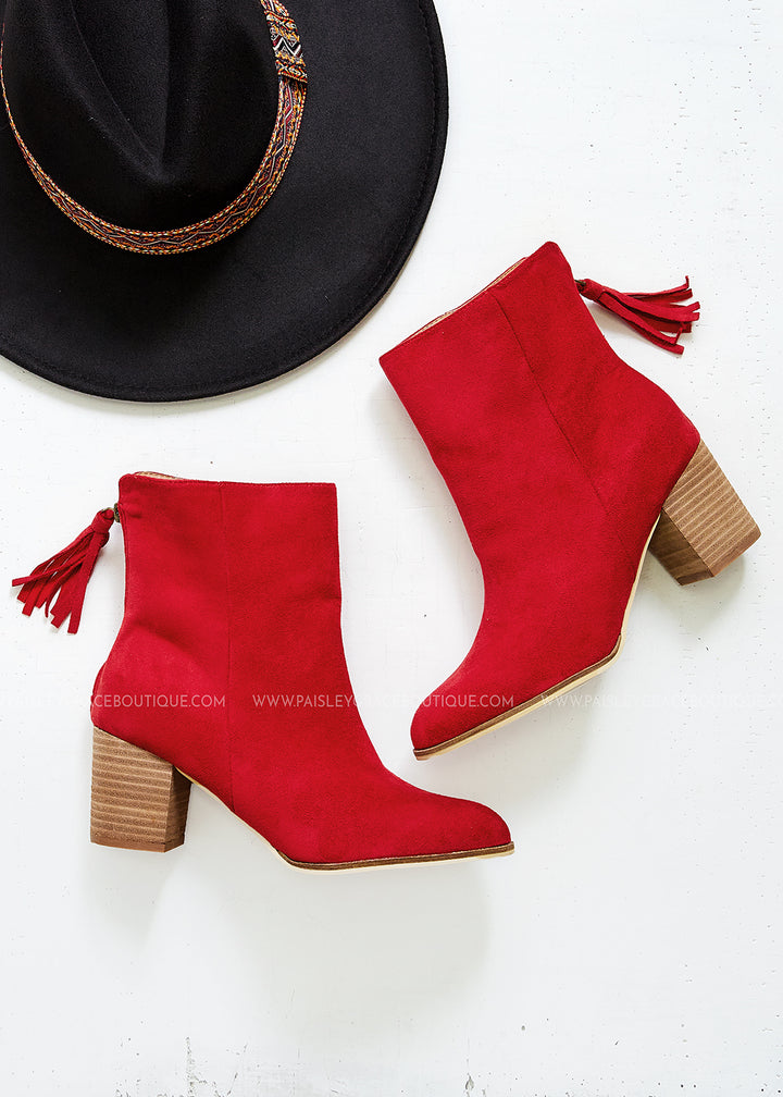 Boujee Boots By Corkys - Red - FINAL SALE