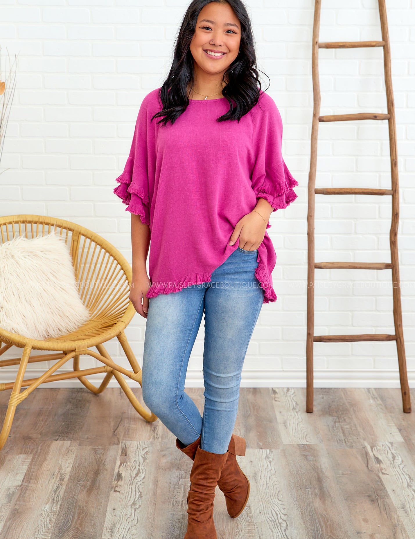 Fawn Over Me Top - 3 Colors* LAST ONES FINAL SALE *