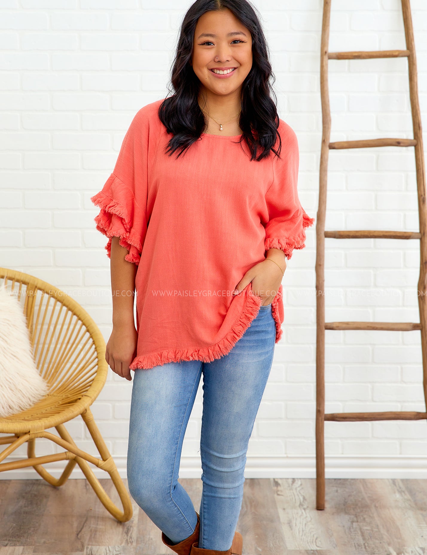 Fawn Over Me Top - 3 Colors* LAST ONES FINAL SALE *