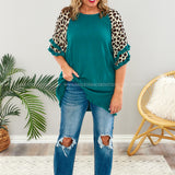 Abigail Top-Teal* LAST ONES FINAL SALE *