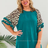 Abigail Top-Teal* LAST ONES FINAL SALE *