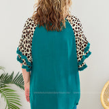 Abigail Top-Teal* LAST ONES FINAL SALE *