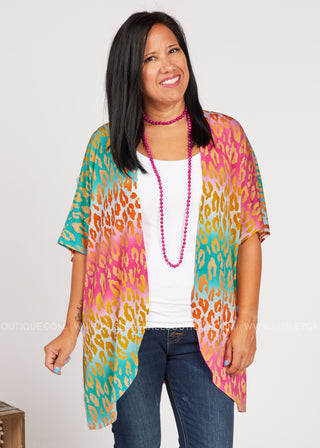 Layers Of Fun Kimono  - LAST ONE FINAL SALE