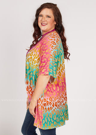 Layers Of Fun Kimono  - LAST ONE FINAL SALE