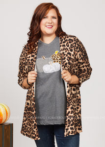 Let There Be Leopard Cardigan - FINAL SALE
