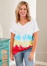 Load image into Gallery viewer, Everyday Tee- WHITE TIE-DYE - FINAL SALE
