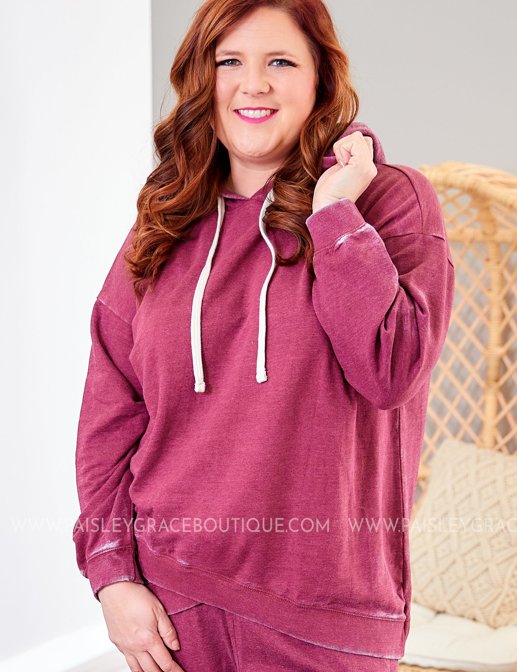 Keep it Casual-TOP-BURGUNDY* LAST ONES FINAL SALE *