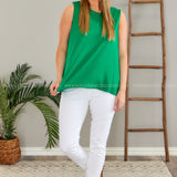 Darleen Tank - Green* LAST ONES FINAL SALE *