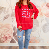 Love You More Top - Red* FINAL SALE *