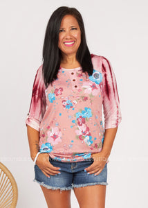 Meeting Point Top-Pink  - FINAL SALE