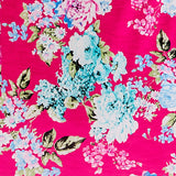 Faith in Floral Top - FUCHSIA* FINAL SALE *