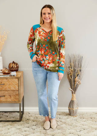 Bloom Into Bliss Top  - LAST ONE FINAL SALE