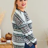 Warm Embrace Top - TURQUOISE - LAST ONES FINAL SALE