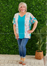 Load image into Gallery viewer, Giving Grace Top - TEAL  - FINAL SALE
