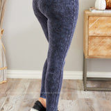 Hopeful Mind Leggings - BLUE GREY - LAST ONES FINAL SALE