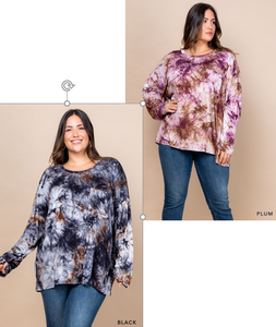 Darcie Tie Dye Top - FINAL SALE