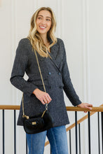 Load image into Gallery viewer, Chic Upon Arrival Button Down Blazer Jacket In Black
