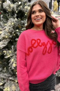 Holly Jolly Tinsel Sweater - FINAL SALE