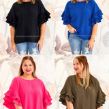 Veda Top - 4 Colors - LAST ONES FINAL SALE
