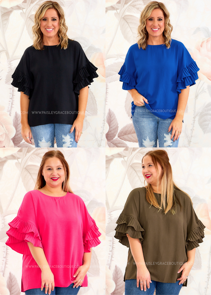 Veda Top - 4 Colors - FINAL SALE CLEARANCE