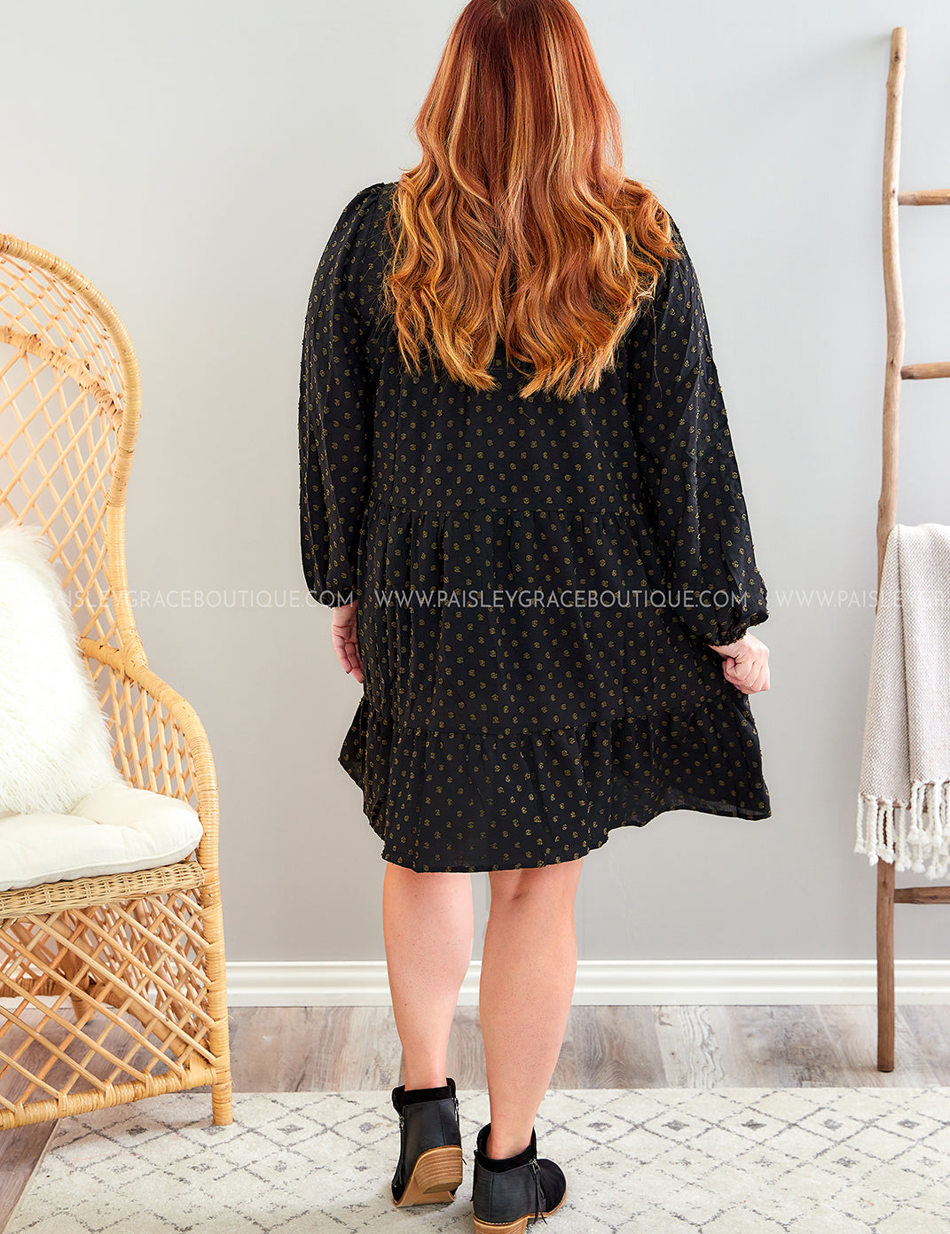 Lady in Love Dress - Black - LAST ONES FINAL SALE