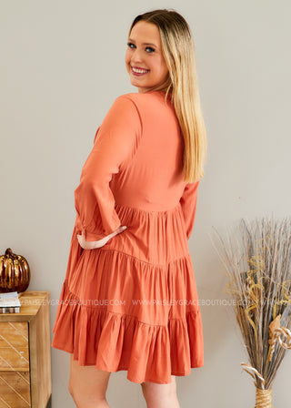 Fall Dreams Embroidered Dress - FINAL SALE