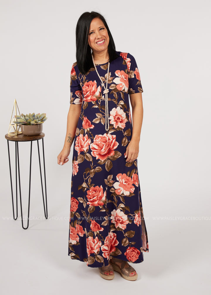 Floral Reign Maxi Dress - LAST ONES FINAL SALE – Paisley Grace Boutique