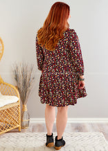 Load image into Gallery viewer, While We&#39;re Dancing Dress - Burgundy - FINAL SALE - FINAL SALE
