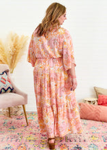 Load image into Gallery viewer, Feel the Wind Maxi Dress -  Peach PLUS ONLY - FINAL SALE
