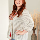Corina Embroidered Top - LAST ONES FINAL SALE