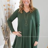 My Favorite Dress- OLIVE  - LAST ONES FINAL SALE