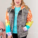 Groovy Adventure Denim Jacket - MULTI* LAST ONES FINAL SALE *