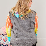 Groovy Adventure Denim Jacket - MULTI* LAST ONES FINAL SALE *
