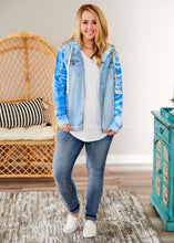 Load image into Gallery viewer, Groovy Adventure Denim Jacket - BLUE - FINAL SALE CLEARANCE
