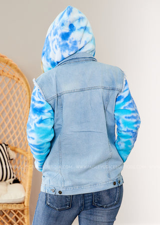 Groovy Adventure Denim Jacket - BLUE - FINAL SALE