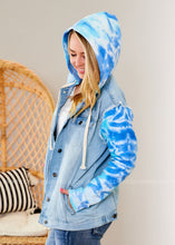 Load image into Gallery viewer, Groovy Adventure Denim Jacket - BLUE - FINAL SALE CLEARANCE
