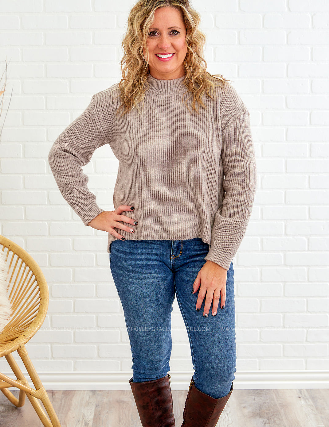 Snuggly Days Sweater - 2 Colors - LAST ONE FINAL SALE - WHS24
