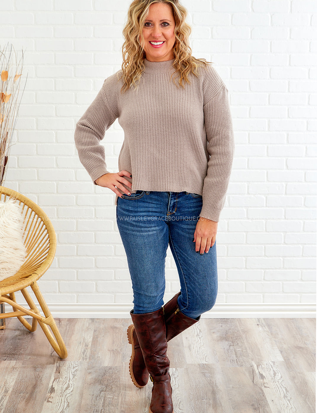 Snuggly Days Sweater - 2 Colors - LAST ONE FINAL SALE - WHS24