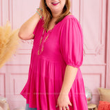 Match Made in Heaven Top - Hot Pink - LAST ONES FINAL SALE